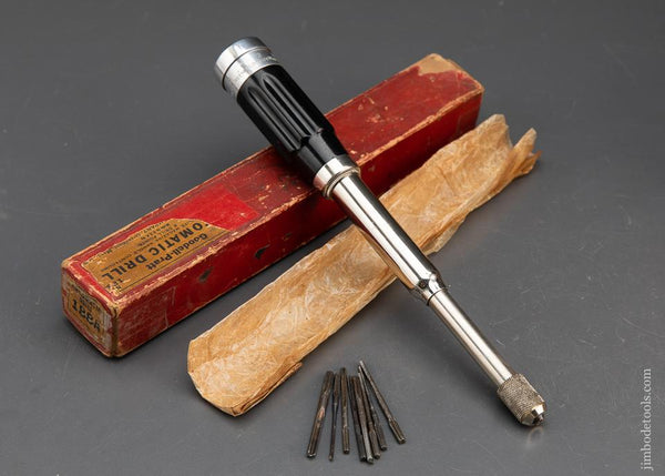 GOODELL-PRATT No. 188A Automatic Drill MINT in Original Box with Bits - 93353