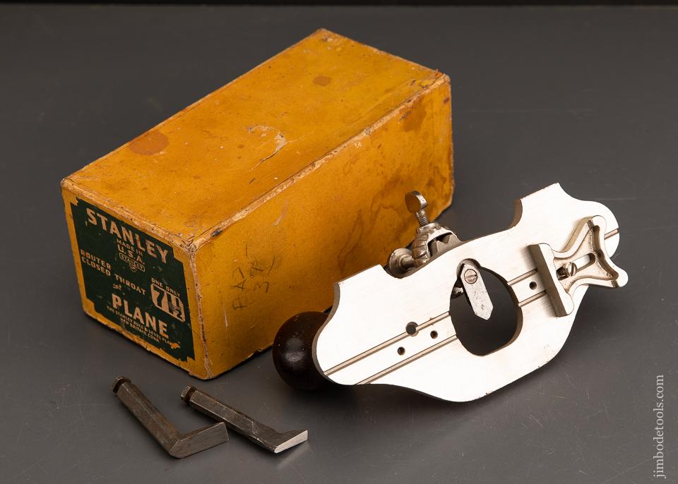 STANLEY No. 71 1/2 Router Plane 100% COMPLETE in Original Box - 93362