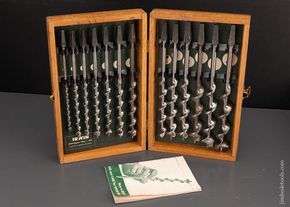 Complete Set of IRWIN Auger Bits EXTRA FINE in Original Box - 93380