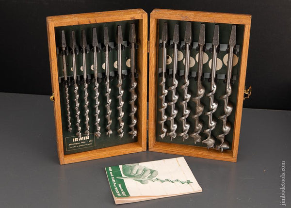 Complete Set of IRWIN Auger Bits EXTRA FINE in Original Box - 93380