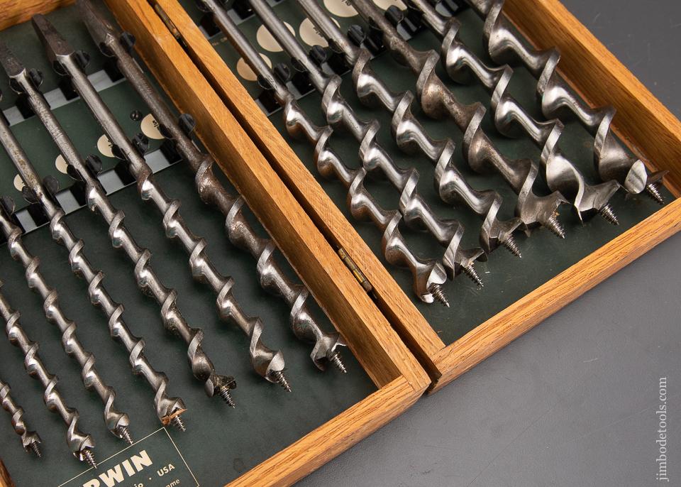 Complete Set of IRWIN Auger Bits EXTRA FINE in Original Box - 93380