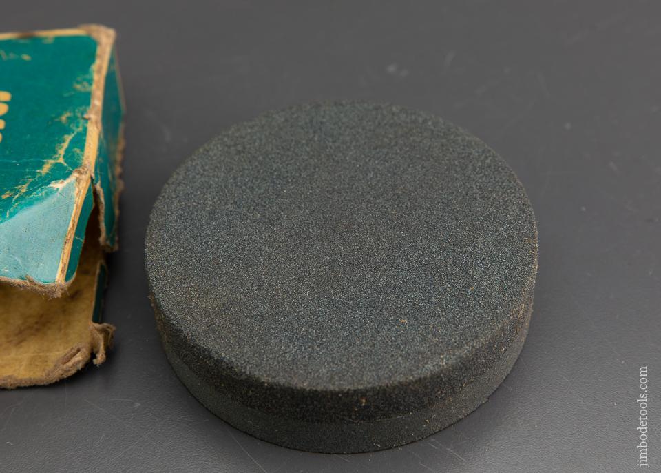 Four inch CARBORUNDUM Axe Sharpening Stone in Original Box - 93393