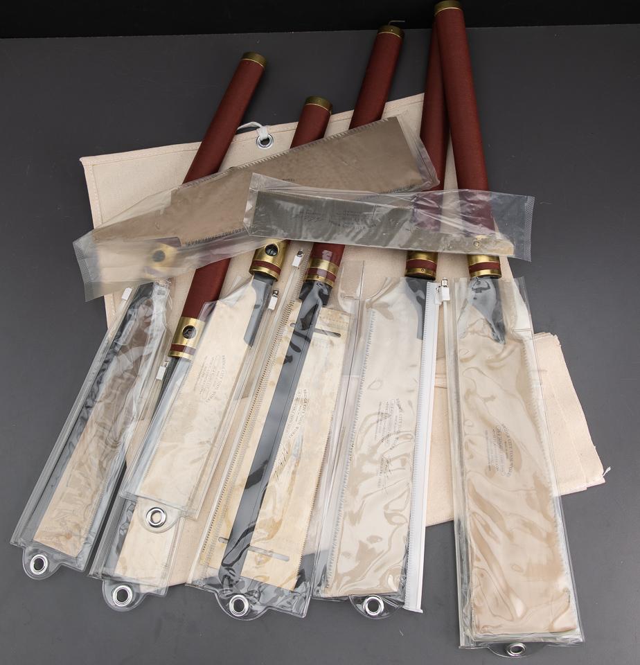 RARE Limited Edition BRIDGE CITY TOOL WORKS Set of Six Japanese Saws MINT & UNUSED! - 93399