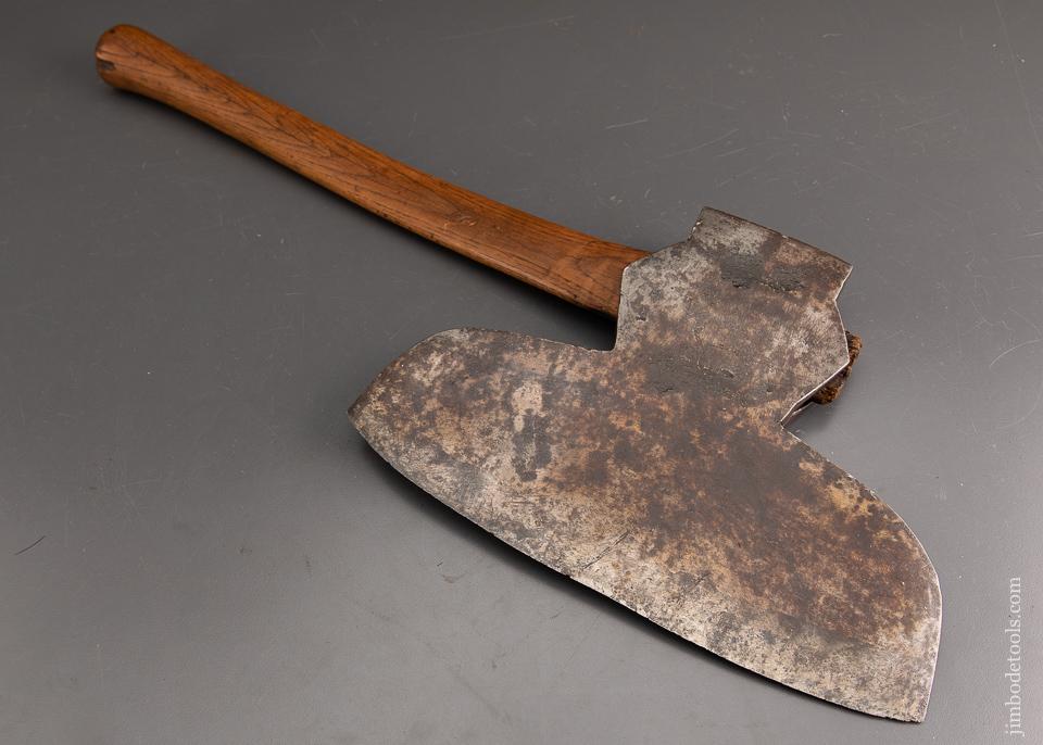Fine BEATTY Single Bevel Offset Broad Axe with 1806 Date - 93408