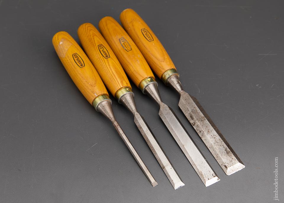 Set of Four MARPLES Bevel Edge Chisels - 93411
