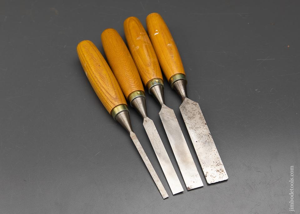Set of Four MARPLES Bevel Edge Chisels - 93411