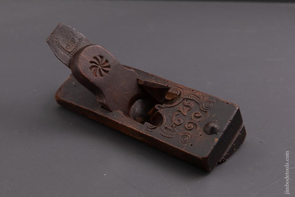 Lovely Carved Dutch Moulding Plane Dated 1794 by I.W. EVERTSEN - 93428UR