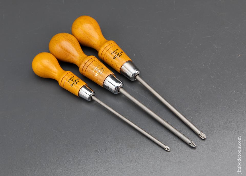 Three MARPLES Cabinet Maker's Phillip's Screwdrivers - 93438
