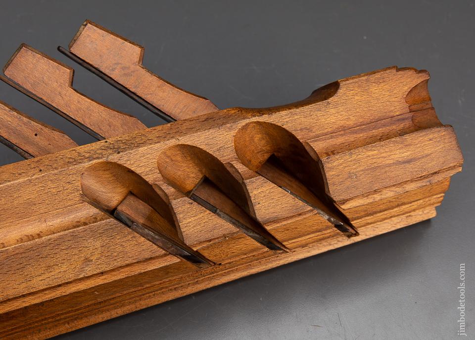 Massive! Dutch Triple Iron Moulding Plane EXTRA-FINE+ - 93441UR