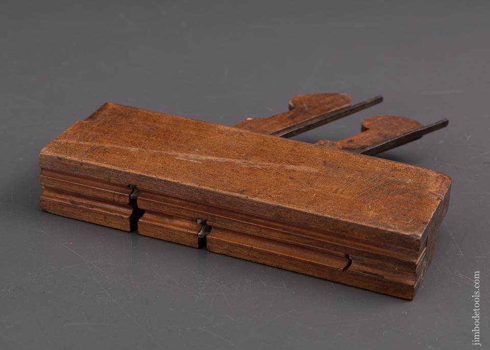 Rare!  D. MALLOCH PERTH Double Iron Double Bead Miniature 7 1/2 inch Coach maker's Plane circa 1850-1913 RARE - 93445R