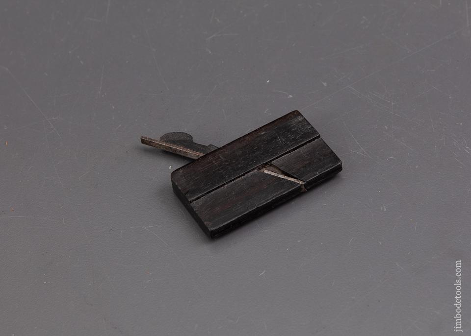 Miniature 3/16 inch Ebony Hollow Plane - 93446UR