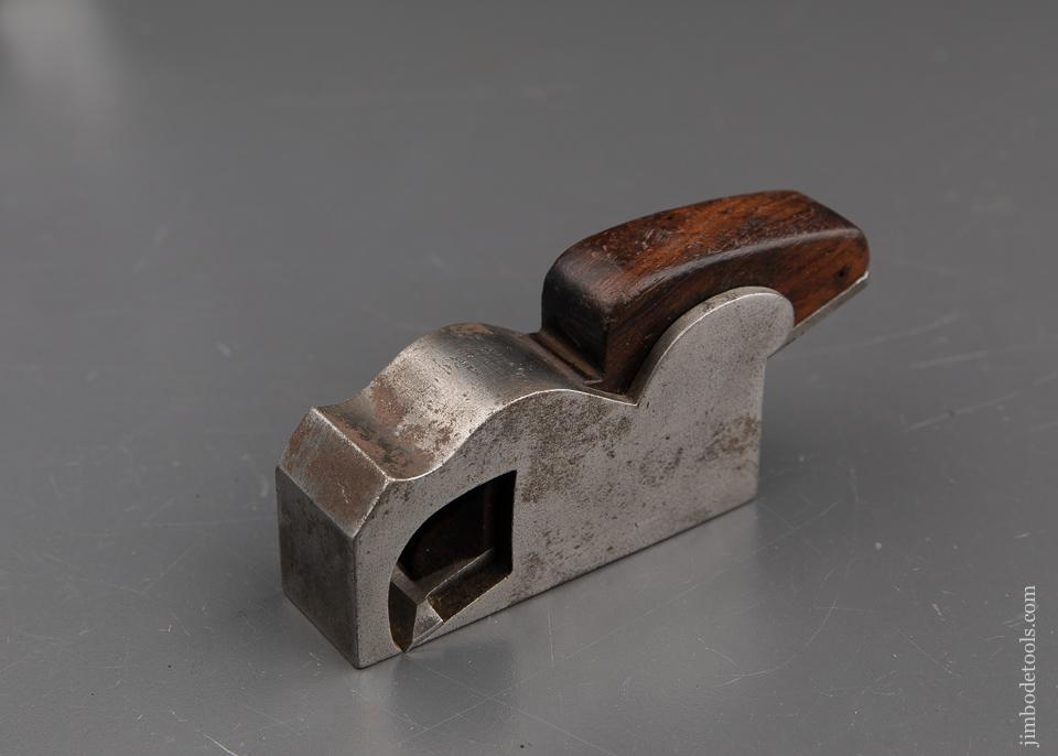 Fine SLATER 1 1/8 x 3 5/8 Bullnose Plane in Iron and Rosewood - 93451R