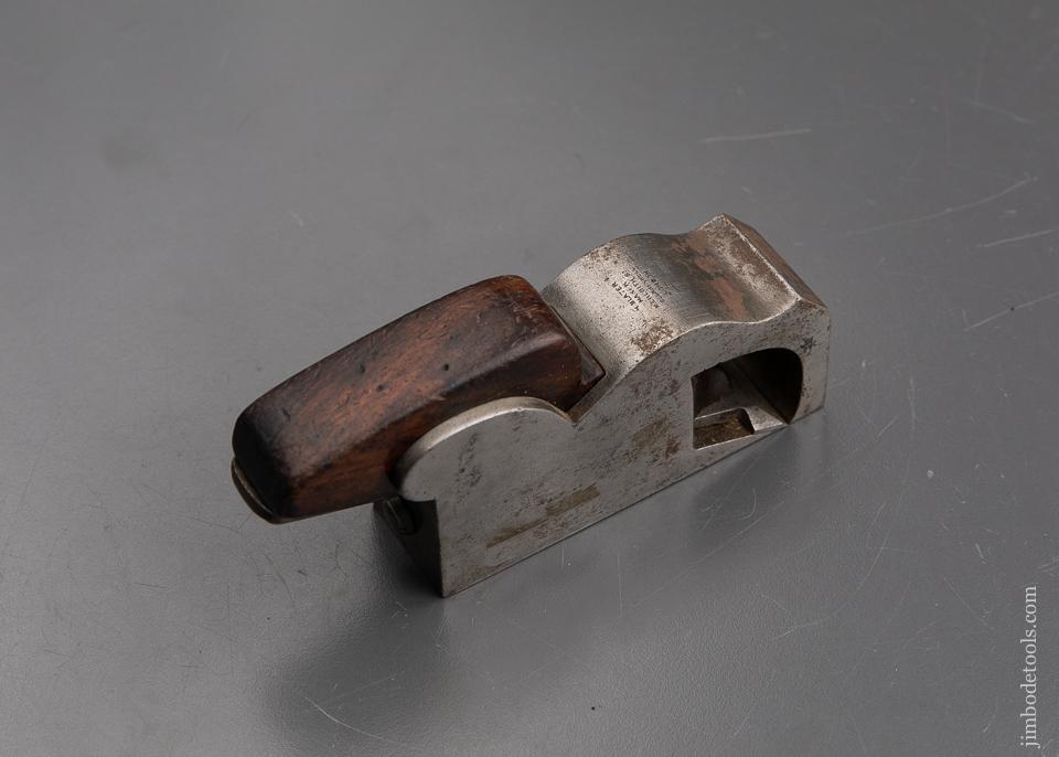 Fine SLATER 1 1/8 x 3 5/8 Bullnose Plane in Iron and Rosewood - 93451R