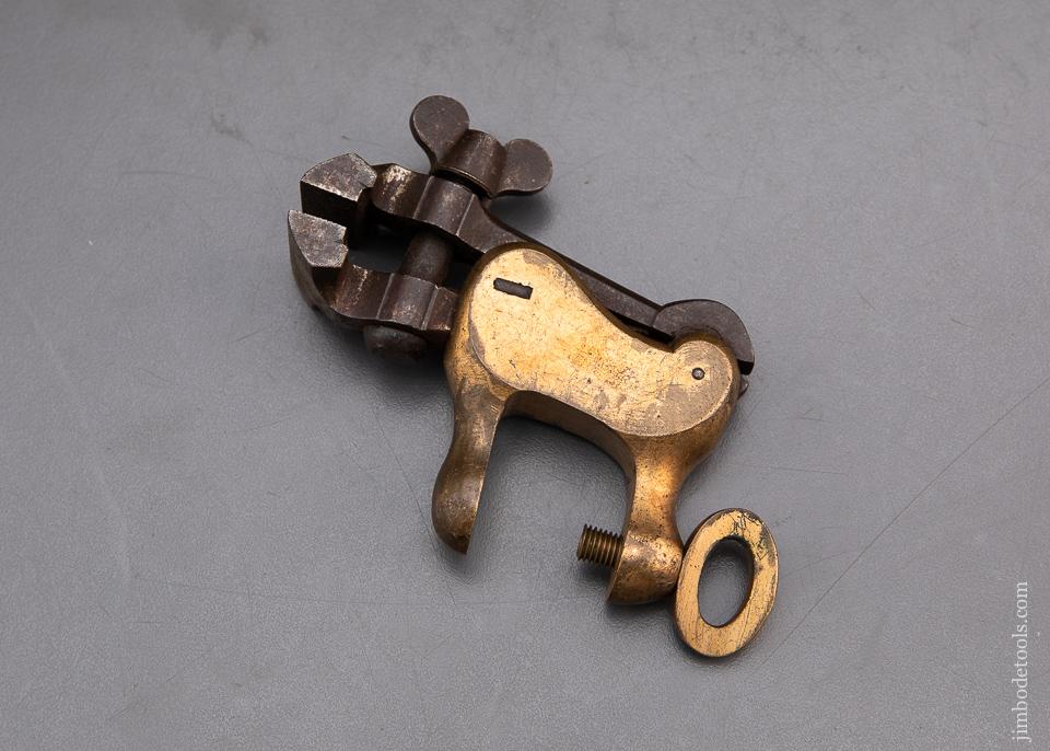 HOLTZAPFFEL Brass and Iron Vise with Original Snarling - 93461R
