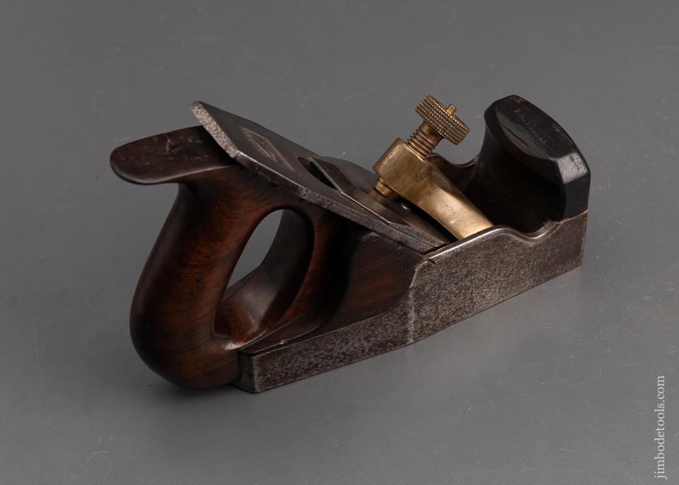 Early and Extra Fine! NORRIS No. 15 Rosewood and Patent Metal Smooth Plane - 93466