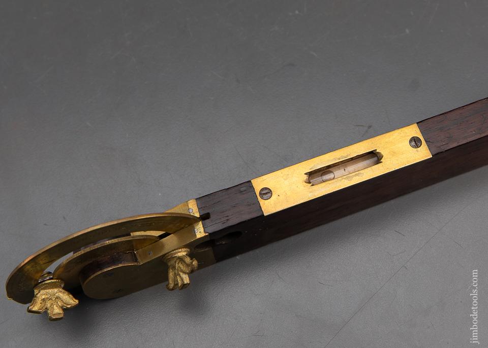 Gorgeous FISHER PATENT Rosewood and Brass Bevel by DISSTON & MORSS - 93467R