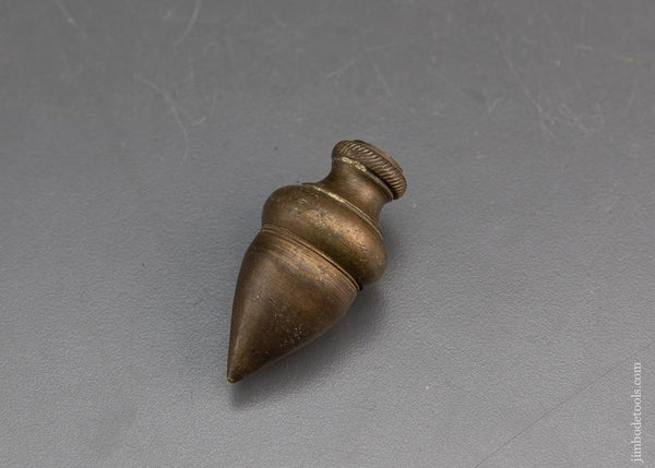Awesome 4.5 ounce Acorn Shaped Brass Plumb Bob - 93481