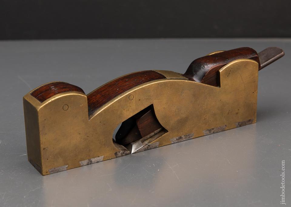 STUNNING 1 1/4 x 8 inch Dovetailed Gunmetal Shoulder Plane FINE - 93485R