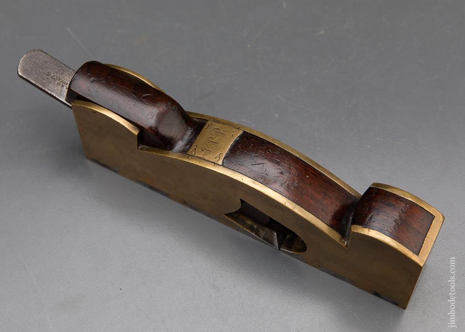 STUNNING 1 1/4 x 8 inch Dovetailed Gunmetal Shoulder Plane FINE - 93485R