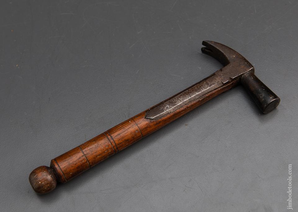 Great Rosewood Handled Strapped Gentleman's Hammer - 93499U