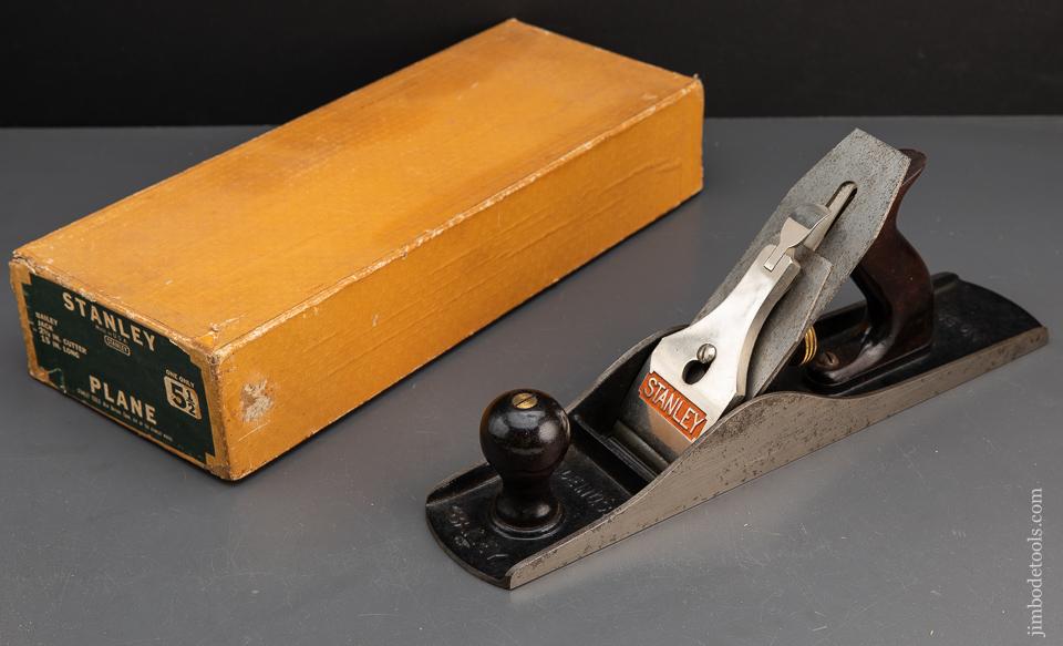 STANLEY No. 5 1/2 Jumbo Jack Plane Type 16 circa 1933-41 MINT in Original Box - 93503