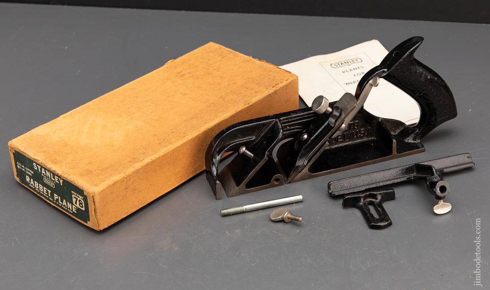 STANLEY No. 78 Duplex, Rabbet, and Filletster Plane COMPLETE in Original Box - 93505