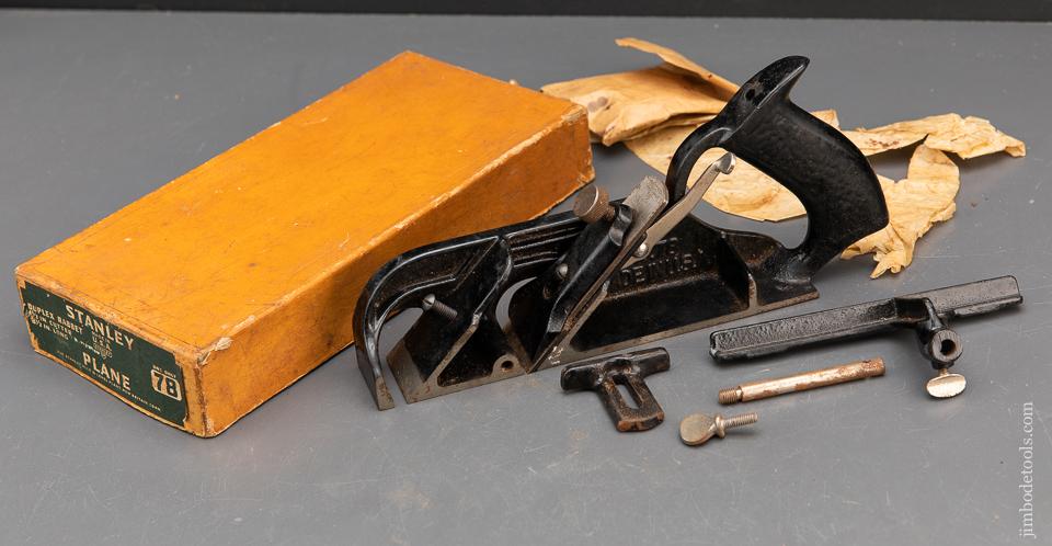 STANLEY No. 78 Duplex, Rabbet, and Filletster Plane COMPLETE in Original Box SWEETHEART - 93506