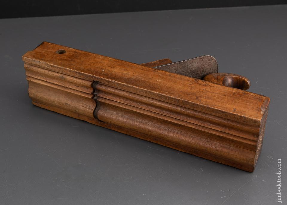 Amazing! Yellow Birch 18th Century Crown Molding Plane by JO:WILBUR - 93519