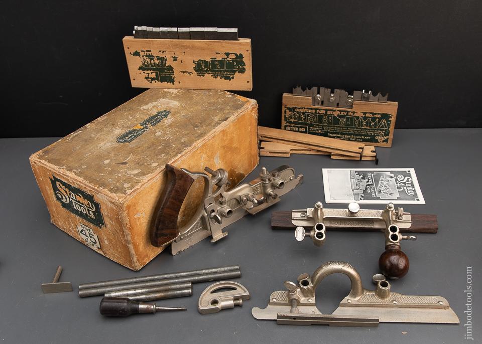STANLEY No. 45 Combination Plane 100% COMPLETE in Original Box SWEETHEART - 93525