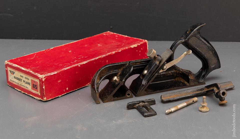 MILLERS FALLS No. 85 Rabbet Plane COMPLETE in Original Box - 93530