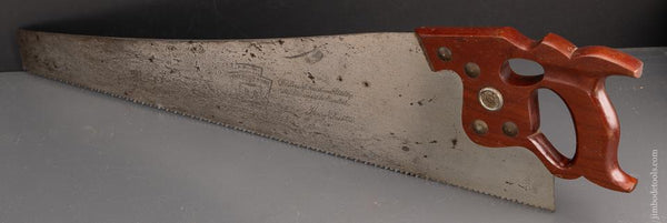 Fine DISSTON No. D8 Thumbhole Rip Hand Saw - 93543