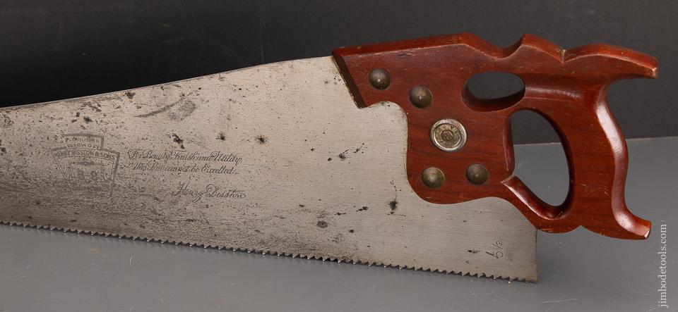 Fine DISSTON No. D8 Thumbhole Rip Hand Saw - 93543