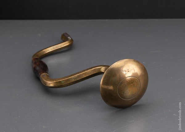 Rare HORTON Gunmetal Bit Brace - 93556