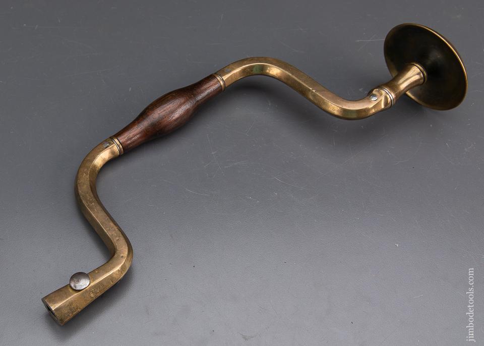 Rare HORTON Gunmetal Bit Brace - 93556