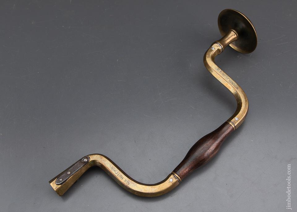 Rare HORTON Gunmetal Bit Brace - 93556