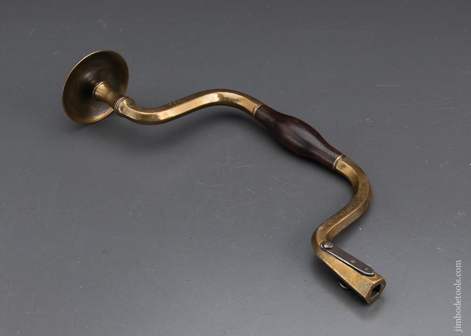 Rare HORTON Gunmetal Bit Brace - 93556