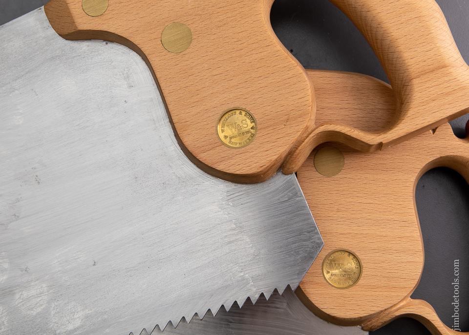 New Old Stock MINT Pair of WENZLOFF BENJAMIN SEATON (KENYON) Hand Saws - 93590