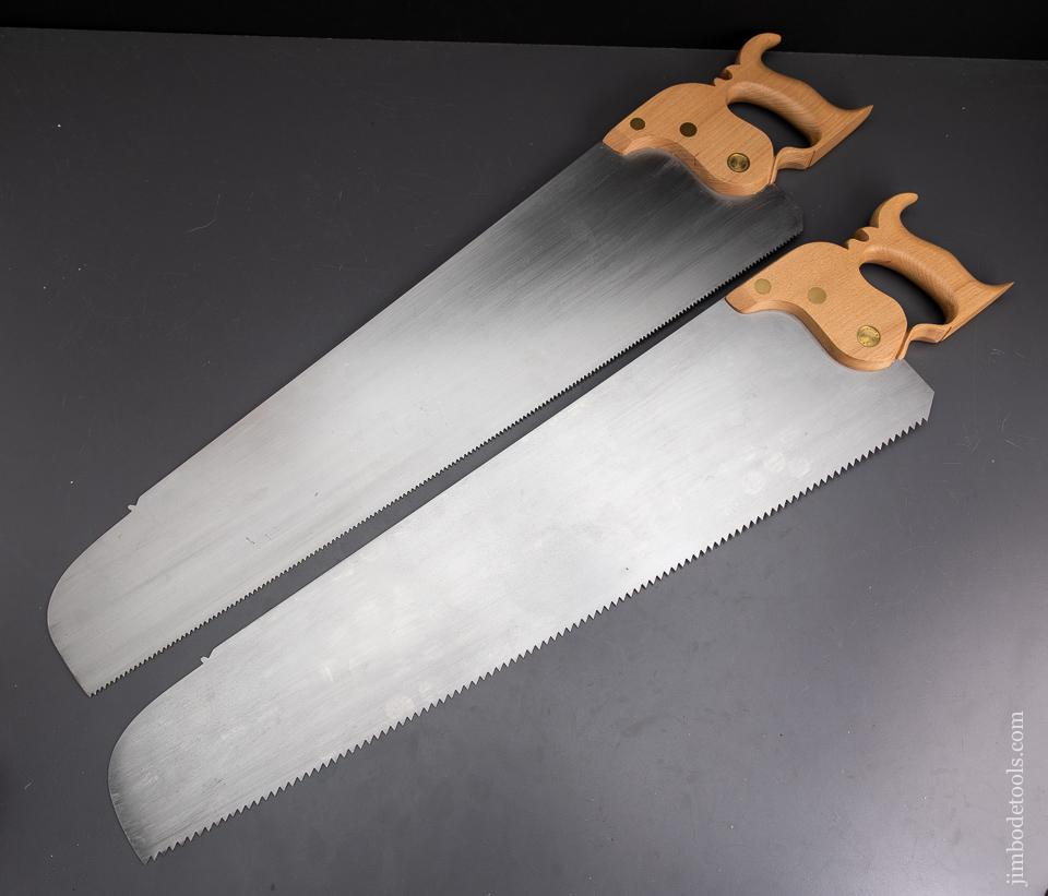 New Old Stock MINT Pair of WENZLOFF BENJAMIN SEATON (KENYON) Hand Saws - 93590