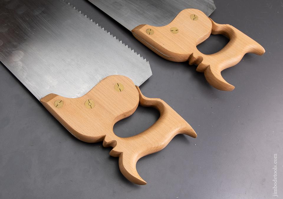 New Old Stock MINT Pair of WENZLOFF BENJAMIN SEATON (KENYON) Hand Saws - 93590