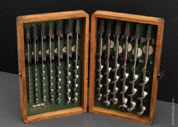 Complete Set of IRWIN Auger Bits in Original Box - 93619