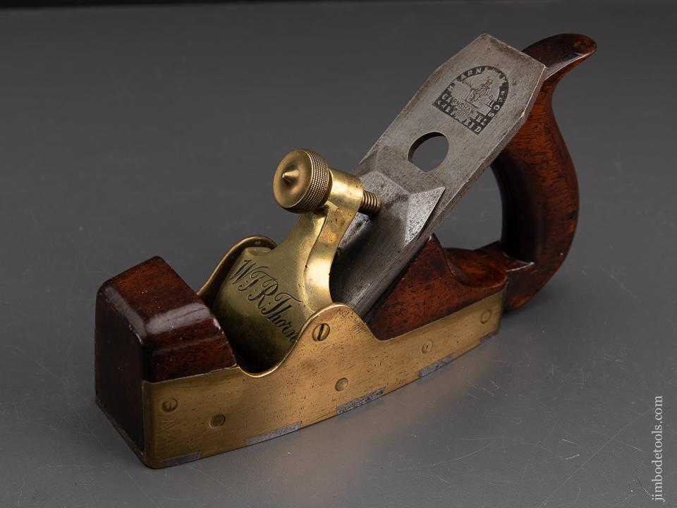 Stunning Gunmetal, Steel, and Rosewood Dovetail Infill Plane - 93620U
