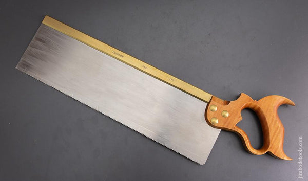 LIE-NIELSEN 11 Point Rip Tenon Saw Tiger Maple Handle - 93630