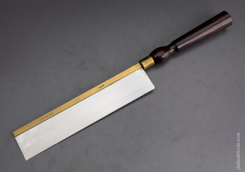 LIE-NIELSEN 10 inch 15 Point Rip Gentleman Saw - 93632