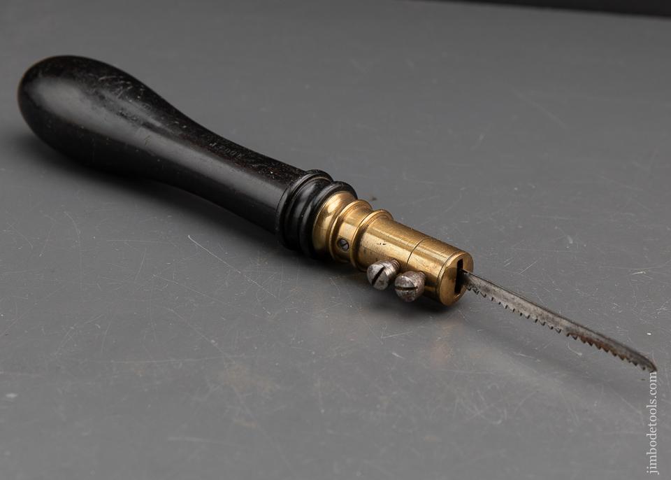 Ebony and Brass Pad Saw - 93642