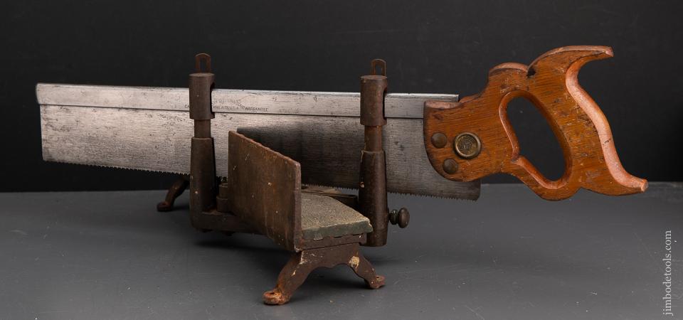 MILLERS FALLS LANGDON No. 15 1/2 Miniature Miter Box and Saw - 93644