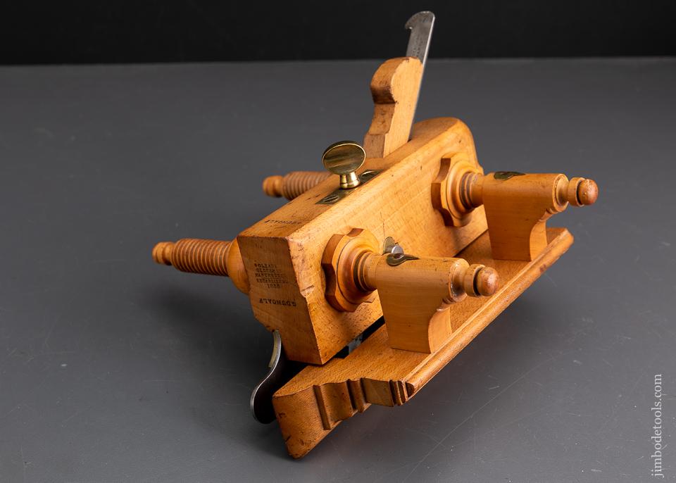 Gorgeous Beech & Boxwood GLEAVE MANCHESTER 1833 Plow Plane - 93649