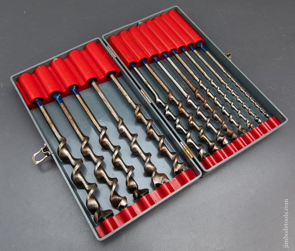 EXTRA FINE Complete Set of CRAFTSMAN/IRWIN Auger Bits in Original Box - 93668