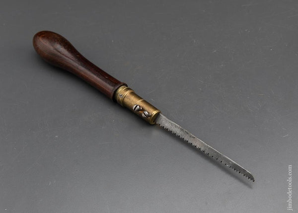 Beautiful Rosewood & Brass Pad Saw - 93643