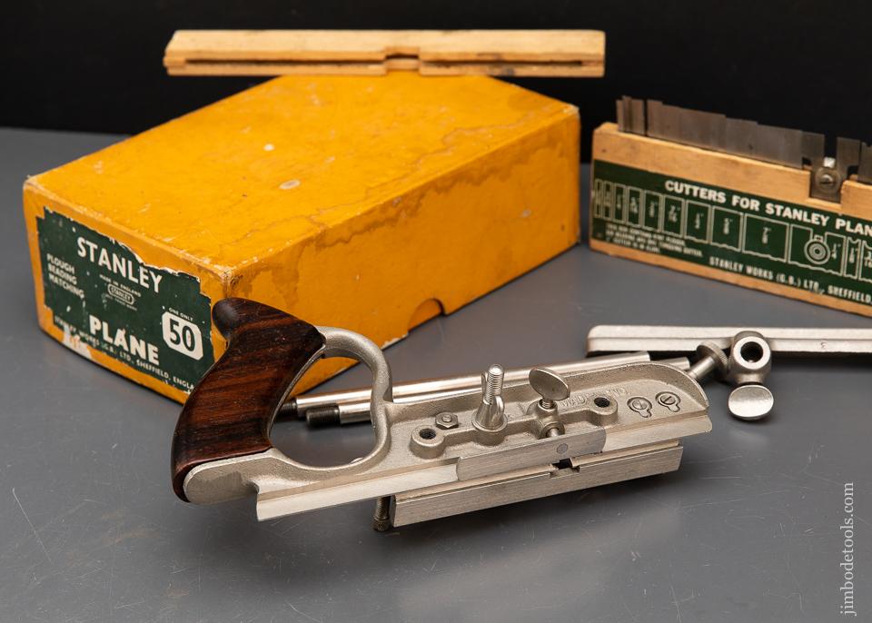 STANLEY No. 50 Light Combination Plane 100% COMPLETE in Original Box - 93686