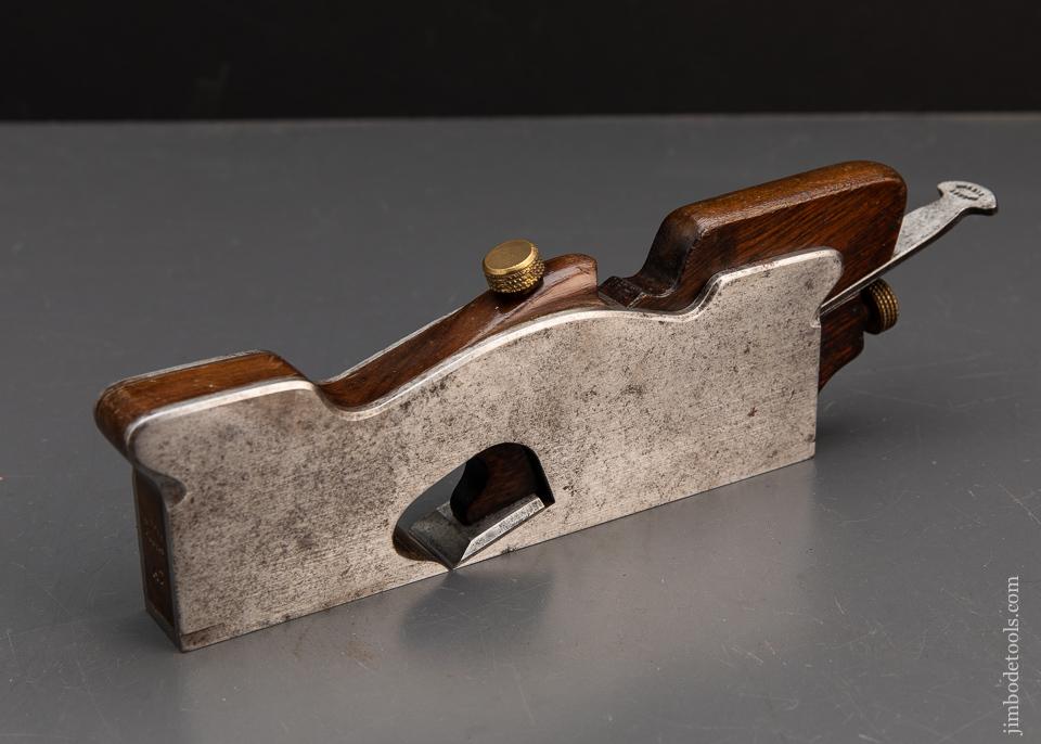 RARE & Fine! NORRIS No. A7 Adjustable Shoulder Plane Dovetailed Steel with Rosewood - 93698
